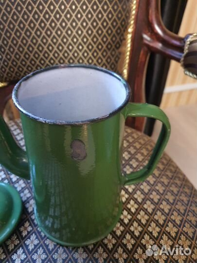 Чайник кофейник заварник эмалированый СССР 1957 г