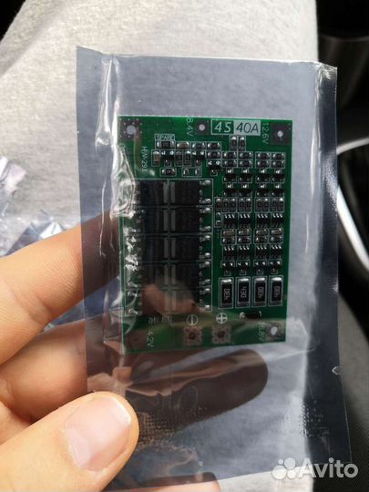 BMS 4s, балансировочная плата bms 4s на 40A