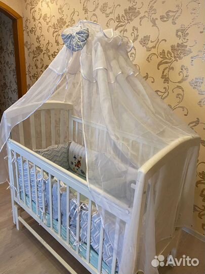 Бортики в детскую кроватку