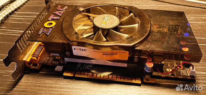 Видеокарта Zotac GTX 550 ti 1GB
