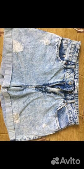 Шорты джинсовые