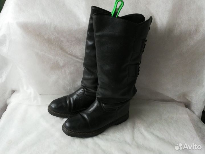 Сапоги женские на девочку зимние 35-36