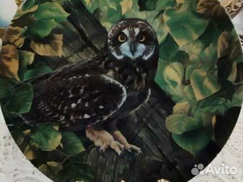 Декоративная тарелка Knowles Болотная сова