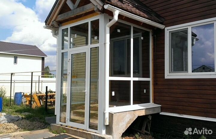 Остекление веранд беседок террас