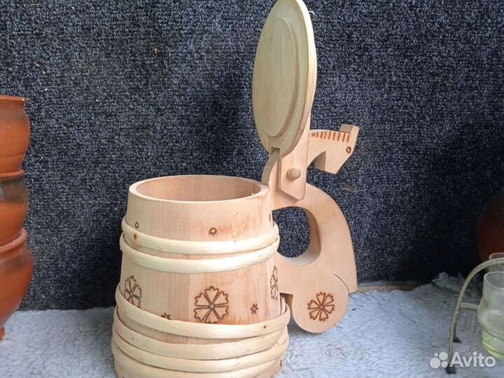 Жбан деревянный