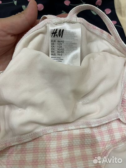 Купальник для девочки 86 92