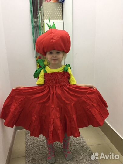 Карнавальные костюмы напрокат 98-110 овощи, фрукт