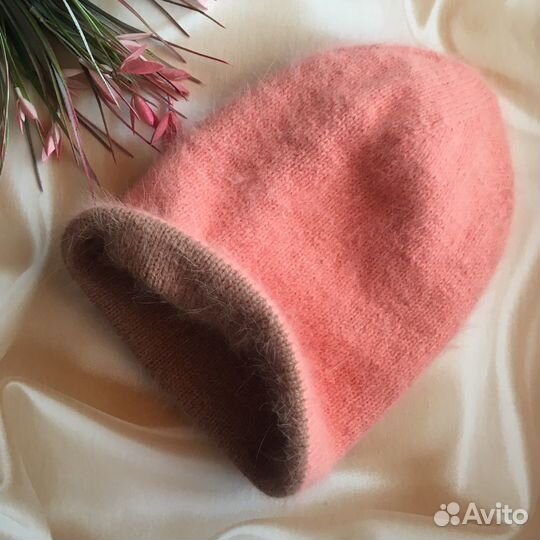 Шапки бини из пуха норки