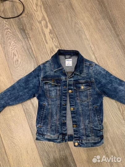 Джинсовая куртка для мальчика 122