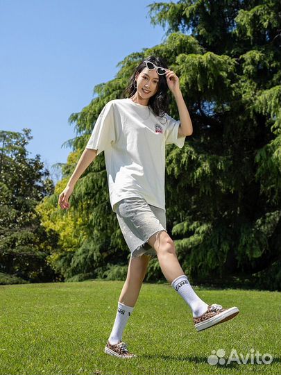 Кеды vans leopard