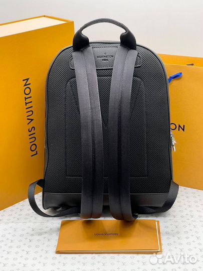 Мужской рюкзак Louis Vuitton Adrian кожа Премиум