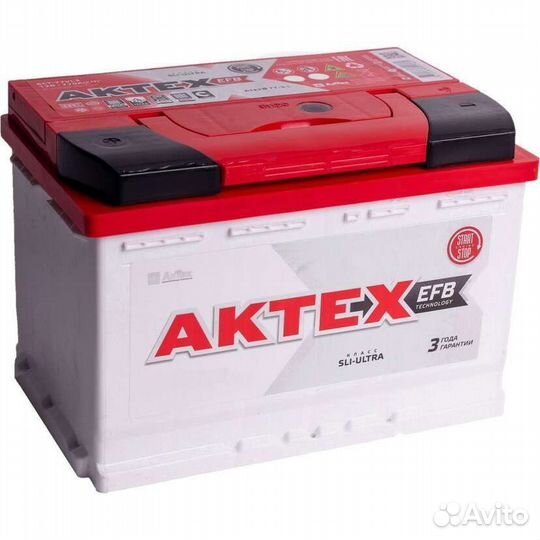 Аккумулятор aktex EFB 77a/ч