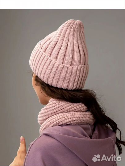 Шапка зимняя женская со снудом