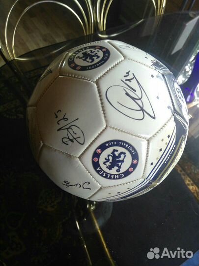 Футбольный мяч c автографами Зенита