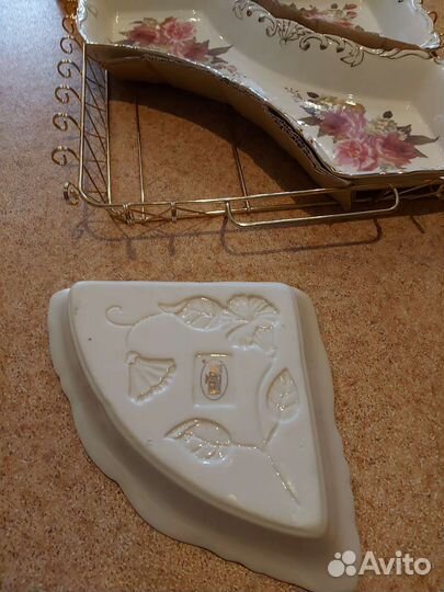 Менажница керамическая 40х40см на подставке