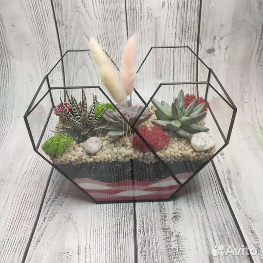 Флорариум, подарок, декор