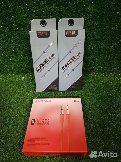 Аудиокабель AUX jack 3.5 to jack 3.5