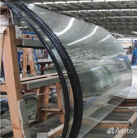 Гнутое стекло для фасадов