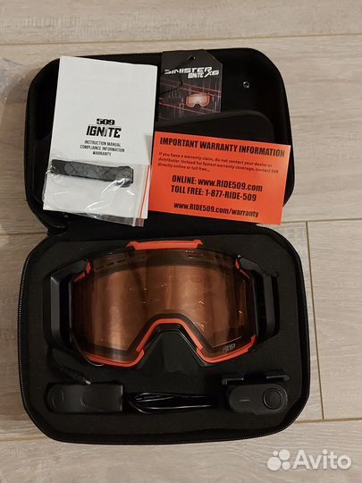 Снегоходные очки 509 Sinister x6 ignite