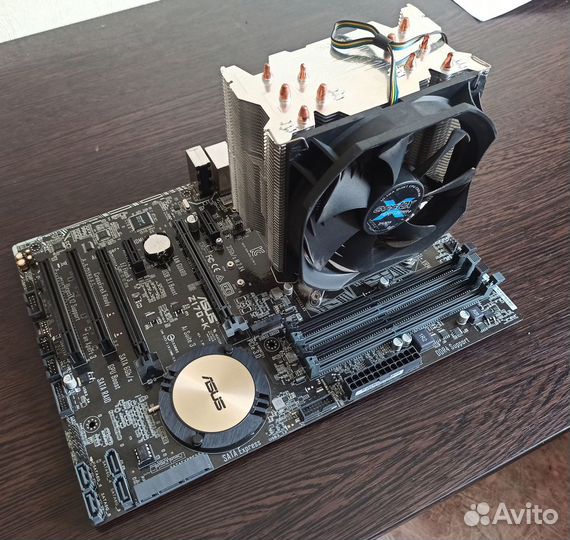 Материнка Asus Z170-K +Проц Intel i7 6700K + Кулер