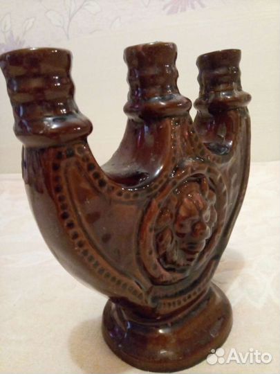 Подсвечник и горшок СССР