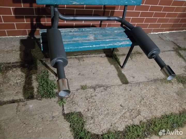 Раздвоенный глушитель ваз 2112 priora хэтчбек