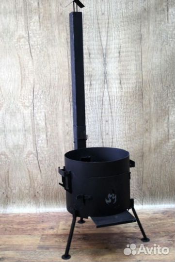 Печь под казан 16 литров с трубой