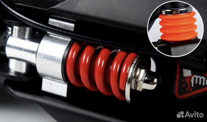 Самокат с амортизаторами (взрослый)