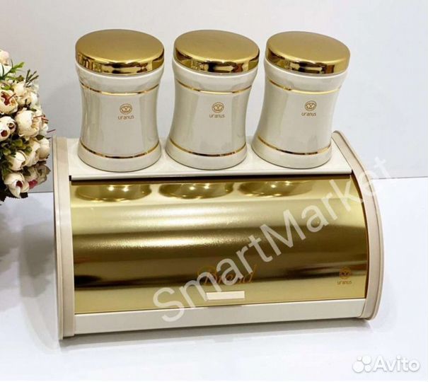 Новая хлебница+банки 3шт
