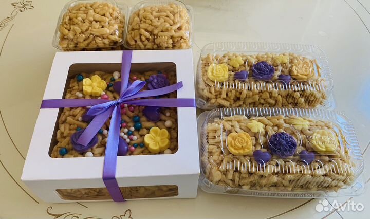 Заказной домашний чак-чак из липового мёда