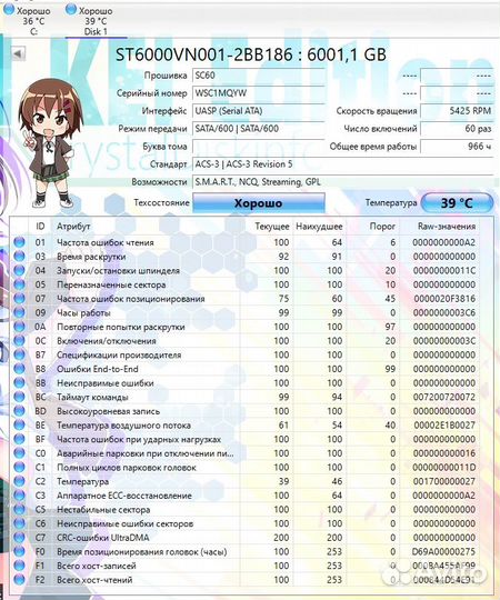 Жесткий диск Seagate Iron Wolf 6 Tb
