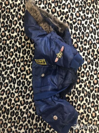 Куртка Зимняя теплая на меху для собак