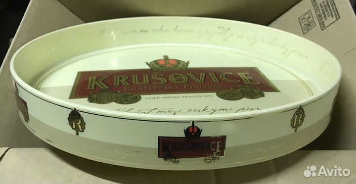 Krusovice Крушовице Поднос Tuborg Туборг