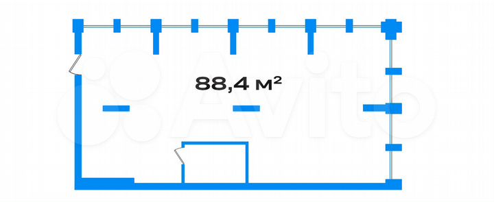 Свободного назначения, 88.4 м²