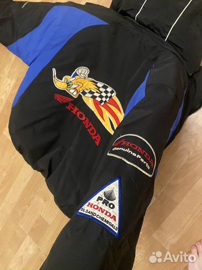 Винтажная мотокуртка Honda Зимняя