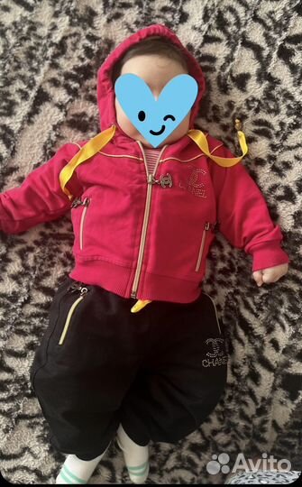 Спортивный костюм для девочки размер 80