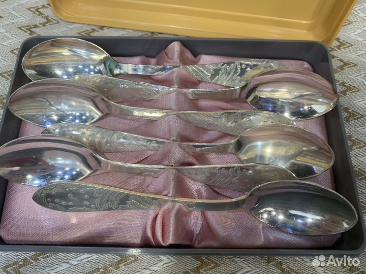 Чайные ложки мельхиор