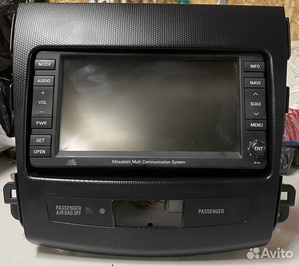 Рамка для 2 din магнитолы Mitsubishi Outlander XL