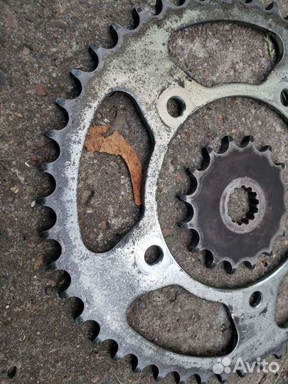 Цепь, звезды Suzuki v-strom 650