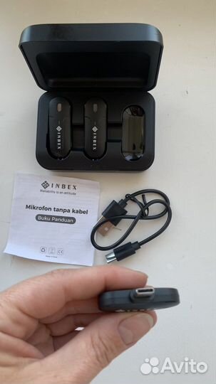 Микрофон новый беспроводной 2 шт