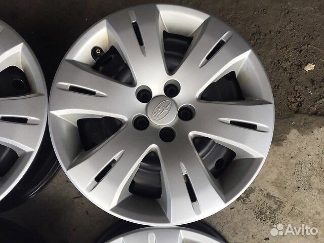 Штампы 16 с колпаками Subaru