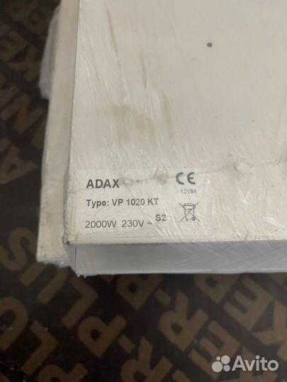 Обогреватель, конвектор Adax VP 10 20 KT, 2 кВт, э