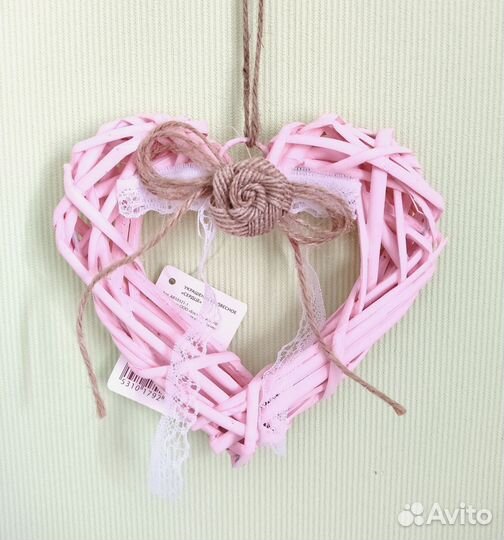 Декоративное подвесное украшение Сердце