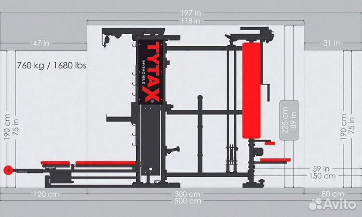 Многофункциональный силовой комплекс Tytax T3-X