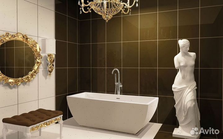 Отдельностоящая ванна акриловая