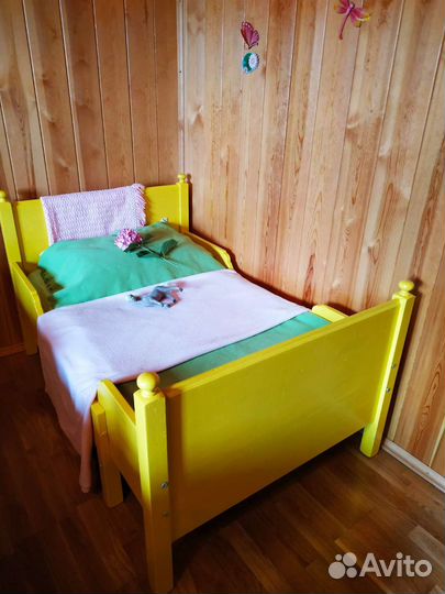 Детская кровать Икея Лексвик