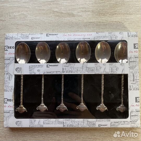 Серебряные ложки десертные и вилки