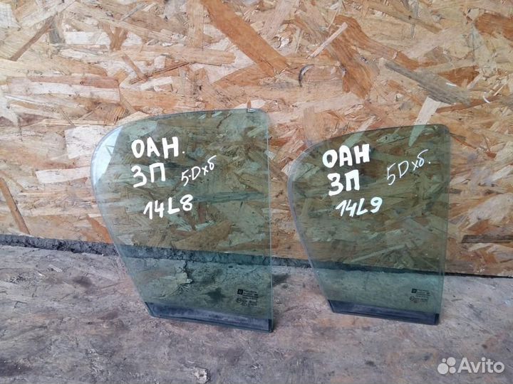 Стекло двери задней правой форточка Opel Astra H