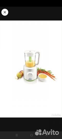 Пароварка блендер philips avent