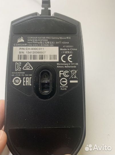 Игровая мышь Corsair katar PRO